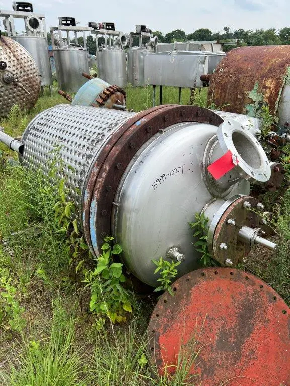 250 Gallon Stainless Steel Jacketed Tank