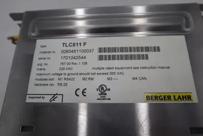 Bereger Lahr TLC511 F Servo Drive POSITIONING CONTROLLER 5 AMP STOCK B-723