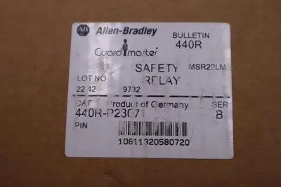 Allen-Bradley 440R-P23071 Safety Relay MSR22LM 24VDC NEW IN BOX STOCK H526A