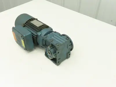 Sew Eurodrive WAF30DT80N8BMG1HR Brake Gearmotor 60:1 Ratio 14rpm .33kw 230/460V