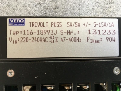 USED VERO ELECTRONICS PK55   VERO TRIVOLT  (3)-