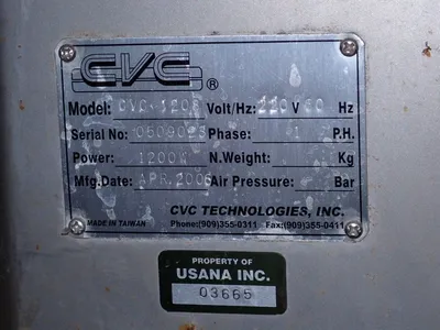 Used 2006 CVC CVC1208 Chemical & Process Equipment Ohio US | HGR 24 #870670