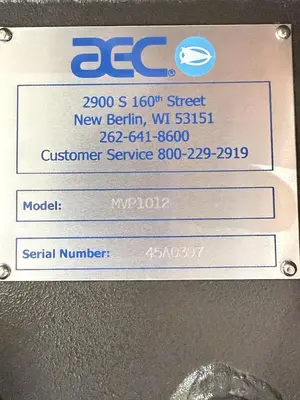 Used AEC MVP1012 Granulators Michigan US | Ideal Machinery #1293264