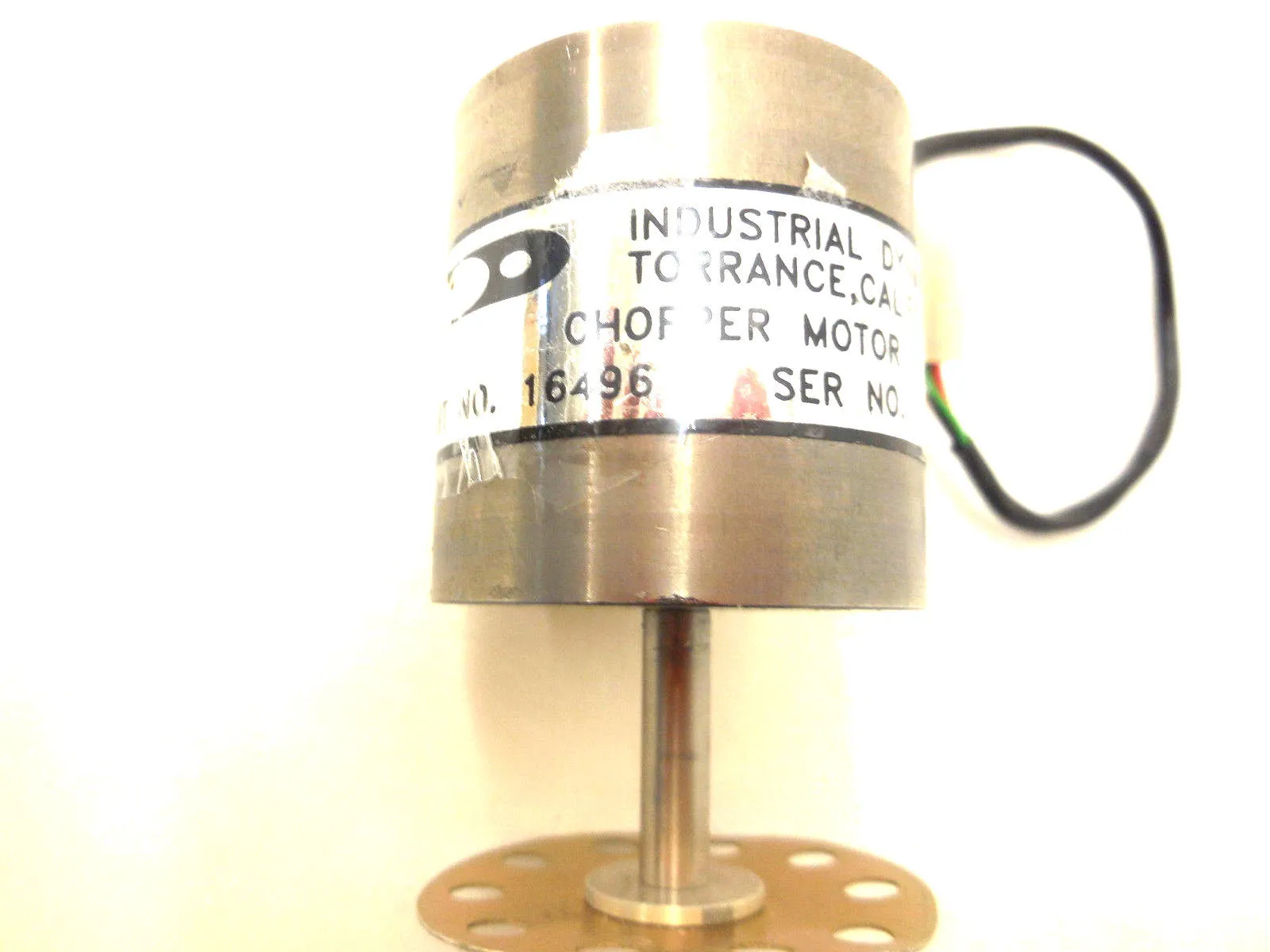 NEW INDUSTRIAL DYNAMICS 16496 CHOPPER MOTOR