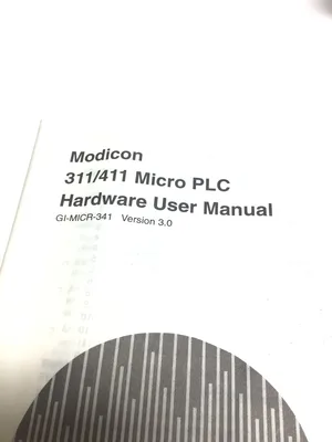 AEG Modicon 110 CPU 311 01 Micro CPU AC PS AC I/O PLC Processor 115V
