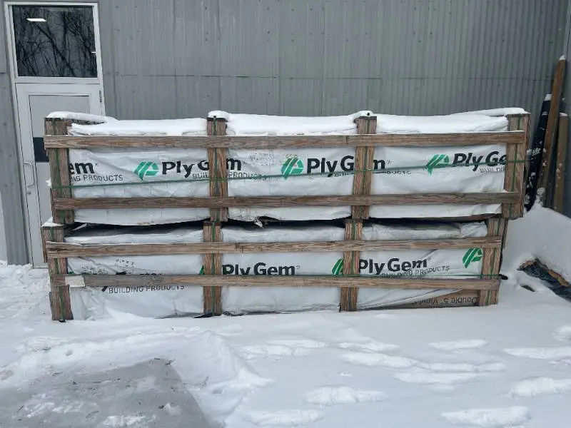 Ply Gem Lot of Approximately 680 Pieces of- 11.25 in. x 0.5 in. Rectangular White Weather Resistant Vinyl Soffit Vent
