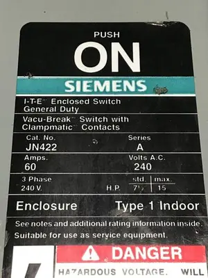 USED SIEMENS JN422