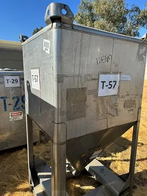 Tank, 425 Gallon, 316 Stainless Steel, LiquiTote, #5991122