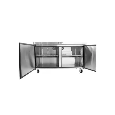 New | in-Stock Atosa New Atosa MGF8407GR 60'' (2) Door Undercounter Freezer Undercounter Freezers Illinois US | Falcon Restaurant Supply #1375447