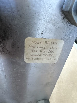 Air Systems RD11-T Auto Condensate Drain 150 deg  Warranty 🇺🇸