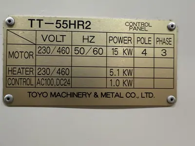 USED 2003 TOYO PLASTAR TT-55HR2