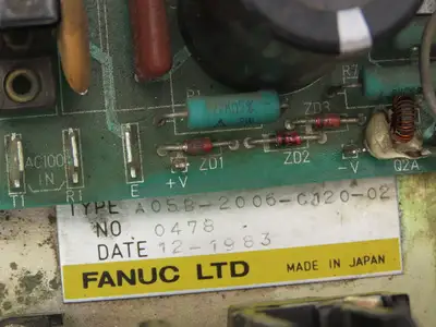 Fanuc A05B-2006-C120 02 Power Supply Control PCB Module With Transformer