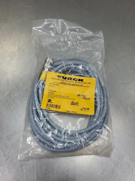 Used Turck RK 4.4T-4 EuroFast U2173 Cordset, 250V, 4A Cable & Wire South Carolina US | Palmetto Automation #1160576