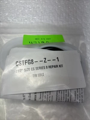 **  NEW CSTFG8-Z - -1  SIZE 1-1/2" CS TFM SEALS VALVE 8 REPAIR KIT #