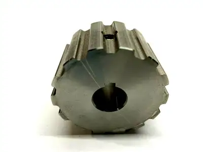Steel 14 Tooth 55mm Diameter 31mm Wide 15mm Keyway w/ Setscrew Drive Gear - New – Open Box