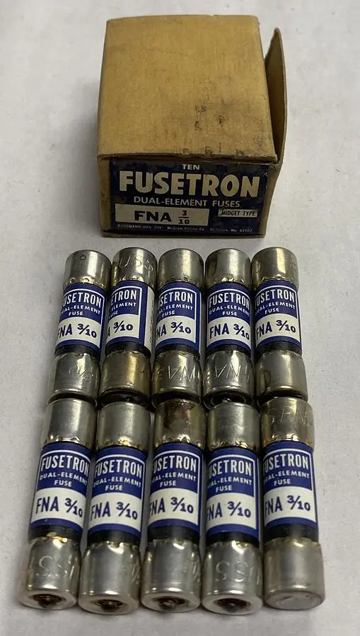 New | in-Stock FUSETRON FNA-3/10 Miscellaneous Equipment (Electrical & Power) | Surplus Asset Holdings #1189346