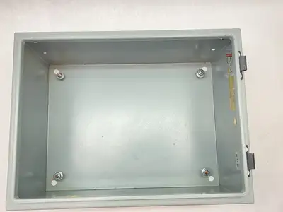Used Hoffman Concept Single-Door Enclosure 16" x 12" x 8" NO DOOR Electrical Boxes Michigan US | Maverick Industrial Sales #1391225