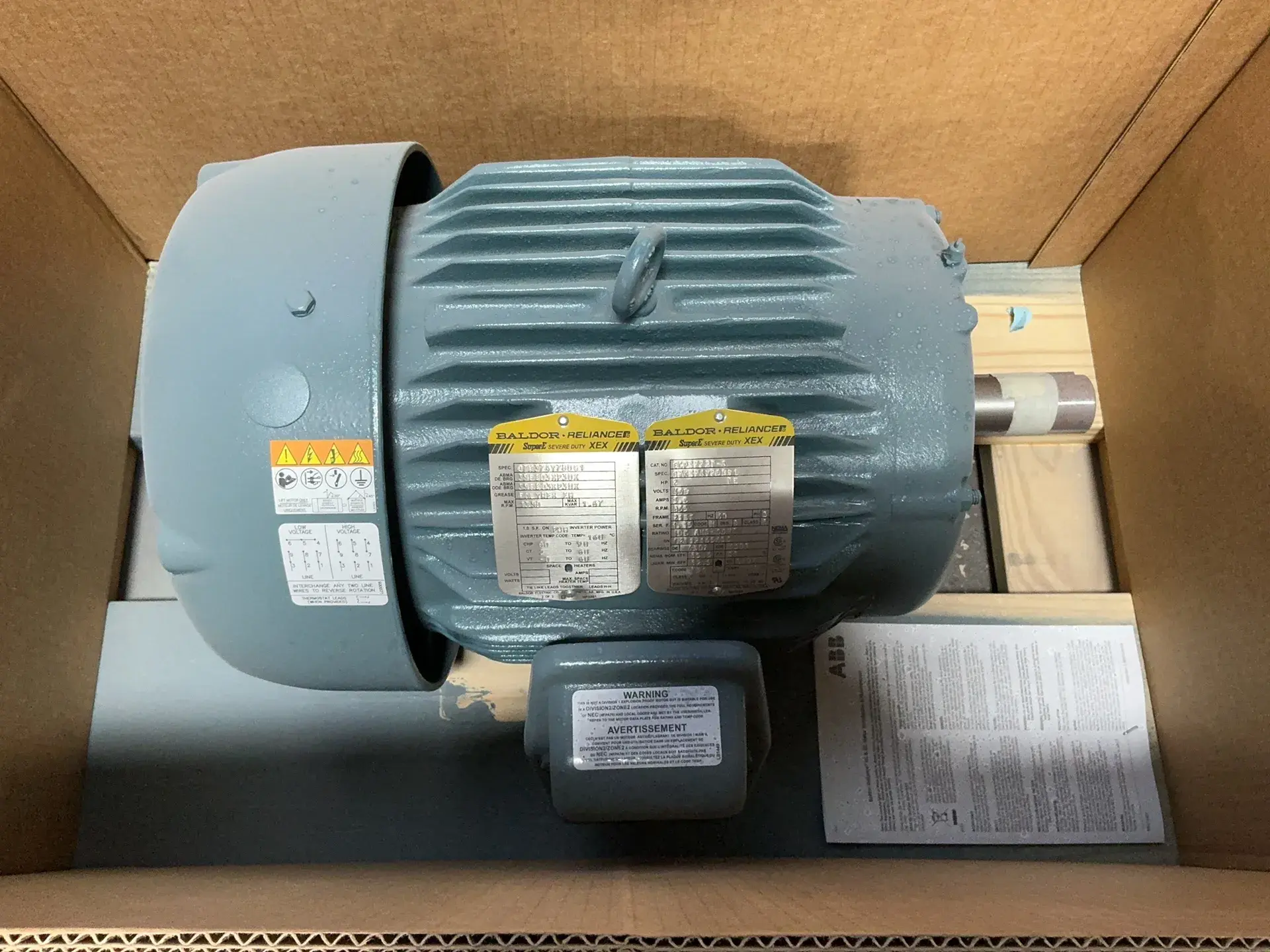 Used BALDOR ECP3772T4 A.C. Motors Ohio US | HGR 24 #1404472