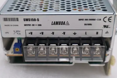 NEW LAMBDA SWS150-5 POWER SUPPLY 100-240VAC 2.1A INPUT 5VDC 30AMP STOCK H1391