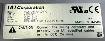 NEW IAI CORPORATION PCON-C-56PI-CC-0-0 POSITION CONTROLLER PCONC56PICC00