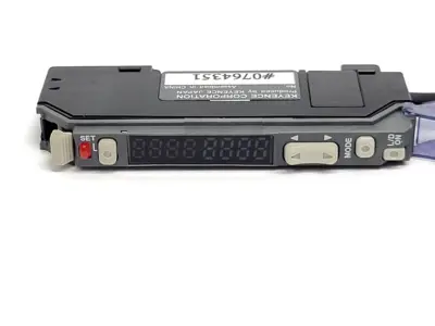FS-V21RP, FU-67V | Keyence FS-V21RP Fiber Amplifier Main Unit w/ FU-67V Reflective Fiber Unit -  Used