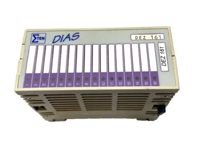 USED SIGMATEK INPUT OUTPUT MODULE DIAS E-12 INTERFACE DEZ 161
