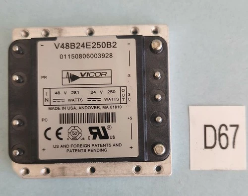 Used Vicor V48B24E250B2 Miscellaneous MRO Indiana US | J&J Industrial Supply #522492