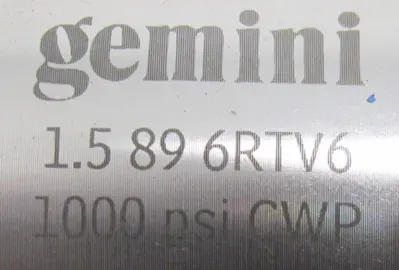 NEW GEMINI 630 ACTUATOR VALVE 1.5" 89-6RTV6