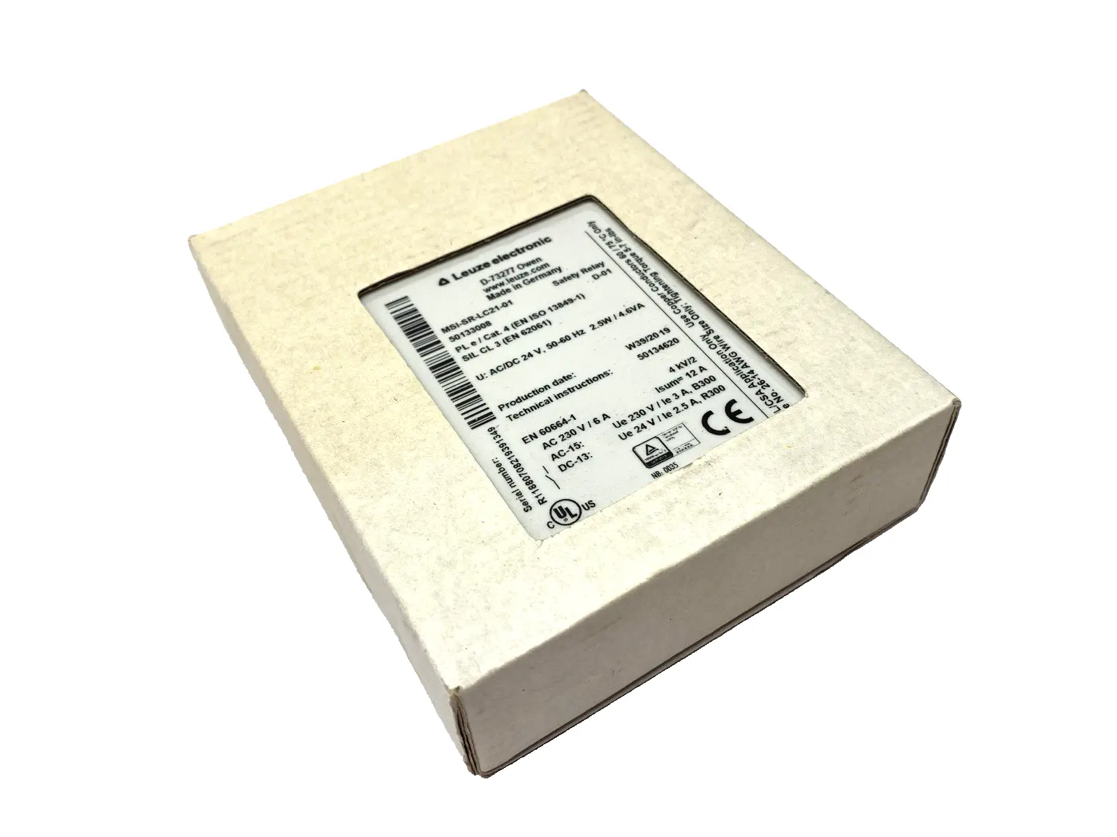 New | in-Stock MSI Safety Relay 50133008 Relays & Switches Michigan US | Maverick Industrial Sales #1399956