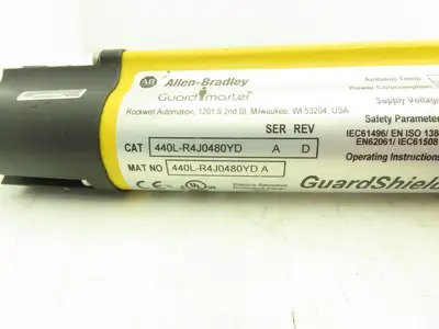 Allen Bradley 440L-R4J0480YD Light Curtain Guardmaster Receiver Only Ser A Rev D