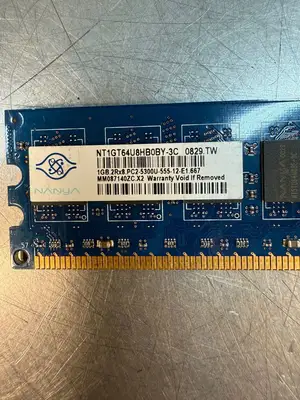 Nanya 1GB NT1GT64U8HB0BY-3C 1GB.2Rx8 PC2-5300U (5.3.5)