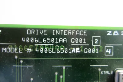 GENERAL ELECTRIC 4006L6501AAG001 DRIVE INTERFACE BOARD 4006L6501AA-G001
