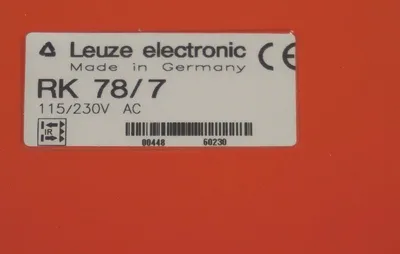 NEW LEUZE RK78/7 PHOTOELECTRIC LIGHT SCANNER 115/230V RK787