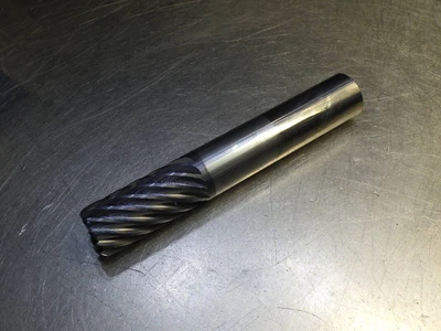 Kyocera / SGS 1" 11 Flute Carbide Cr Endmill 1" Shank .12 R 36641 (LOC2867A)