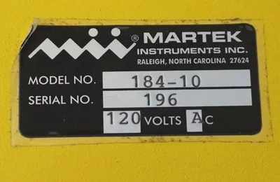 NEW MARTEK 184-10 MARK 24 WATER ANALYZER SYSTEM WITH 180-24, 180-21-1P, PREAMPS