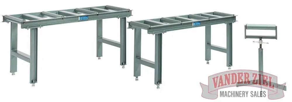 Ellis Stock Stand for Model 3000's and 4000's – 5’ Long, 4-Rollers (20″ W), PN 6227