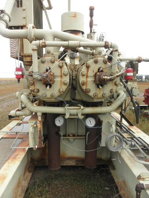 Used AJAX DPC-160 Lubricated Reciprocating Air Compressors | Power Zone Equipment #971047