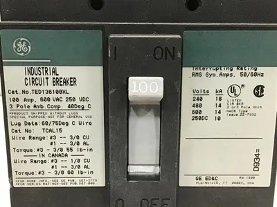 USED GENERAL ELECTRIC / GE TED136100XL