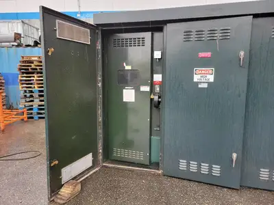 750 kVA Oil-Filled ONAN Transformer, HV. 12470 Delta, LV. 208Y/120 w/ Switchgear