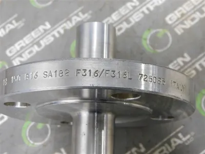 MFF 0599 1-1/2" Flanged Thermowell 150 Class B16 SA182 F316/F316L 725085 Used