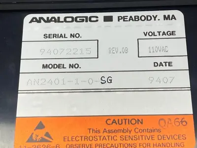New | in-Stock ANALOGIC AN2401-0-SG Digital Readouts Ohio US | Surplus Asset Holdings #1227875