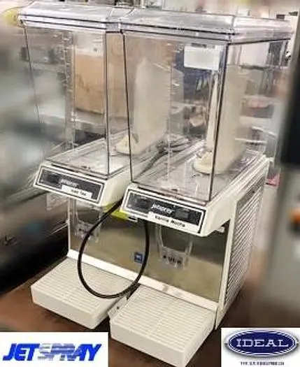 Jet Spray twin tank cold beverage machine - great merchandiser
