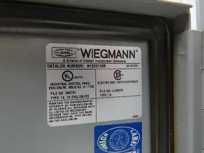 Used WIEGMANN _UNKNOWN_ Electrical Boxes Indiana US | Arrow Industrial #1316866