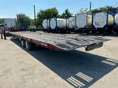 Used CROSLEY REAR LOADING LOWBOY TRAILER Lowboy Trailers Florida US | USA Transequipment #1542564