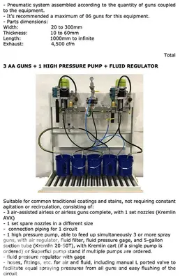 Used 2024 SUPERFICI MOULDING SPRAYER Woodworking Complete Operations North Carolina US | CAROLINA MACHINERY SALES #1323278