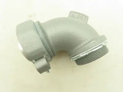 Appleton STB-90200L 90deg Liquidtight Connector Iron 2 in Lot of 3