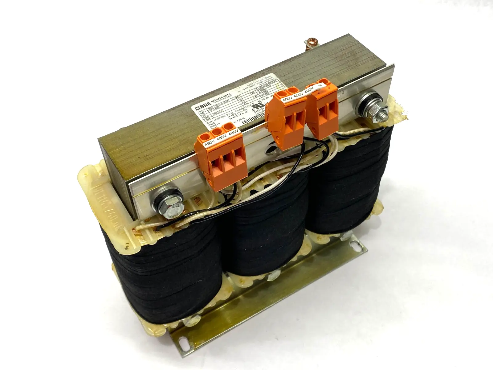 Used Breimer-Roth Transformer 3-Phase 1kVA BDF 1000 UL-CSA Transformers Michigan US | Maverick Industrial Sales #1391421