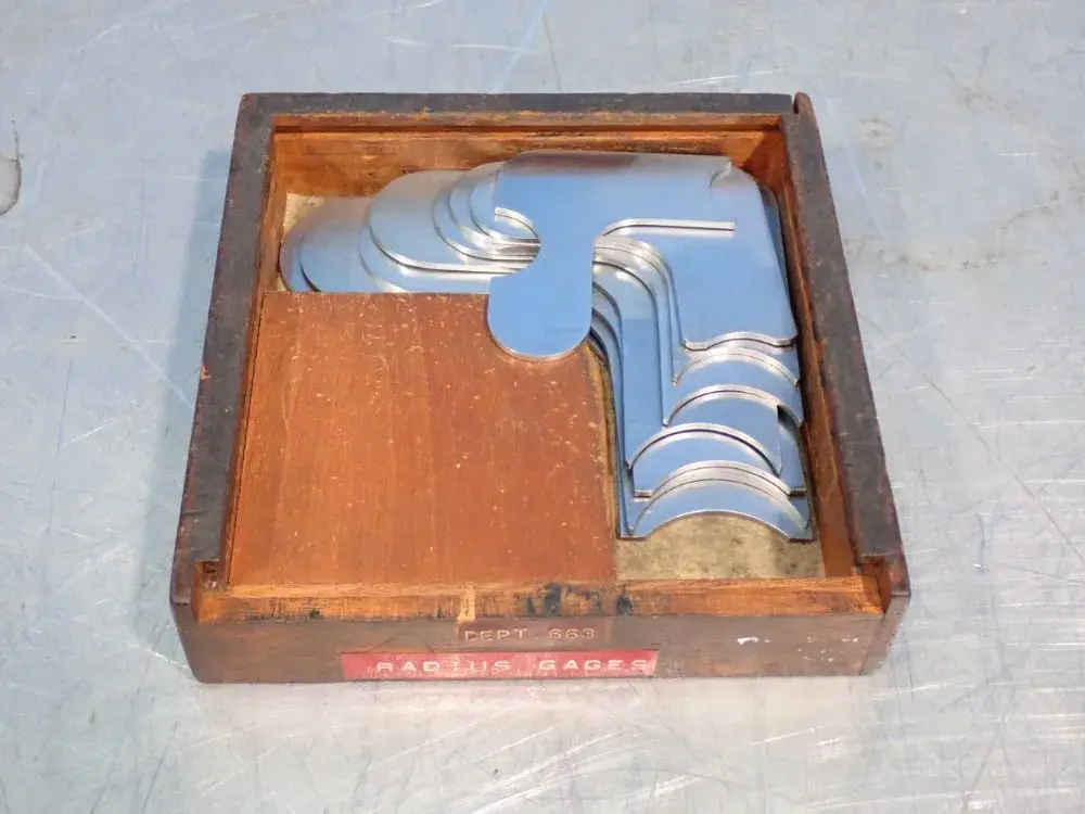 Used _UNKNOWN_ _UNKNOWN_ Radius Gages Ohio US | HGR 24 #1233336