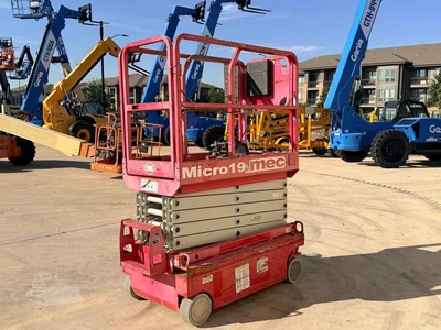 Used 2018 MEC MICRO 19 Scissor Lifters Texas US | Adcock Equipment USA #1540684