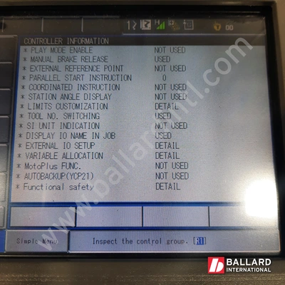 Yaskawa Motoman MH180 Robot w/ DX200 Controller